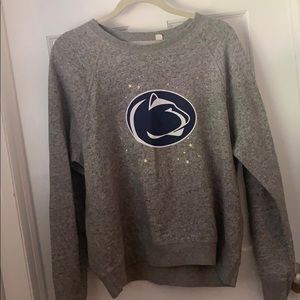 Penn State Crew Neck with Gold Stars